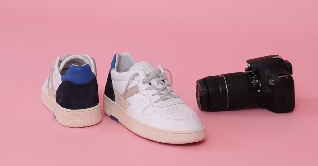 DATE Sneaker court 2.0 vintage in pelle - sneaker comode uomo